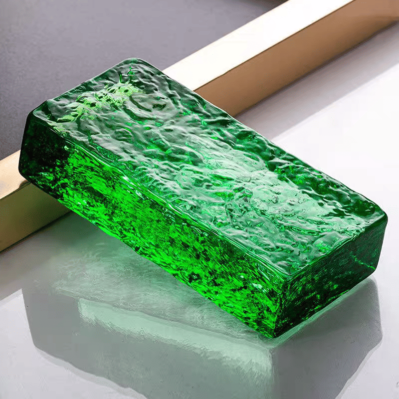 บล็อกแก้ว TIMELESS TILES รุ่น ICE 20X10X5 ซม. สีเขียวใส TRANSPARENT GREEN